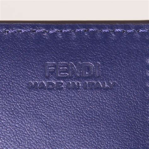 portafogli fendi donna blu|Portafogli Fendi in Pelle Blu .